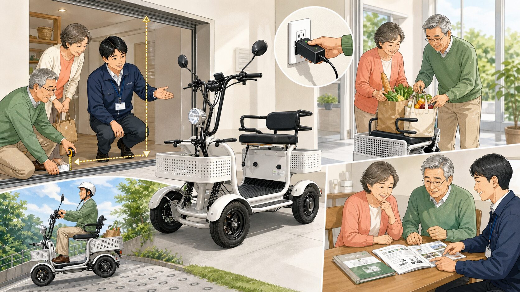 特定小型四輪の購入前チェック項目