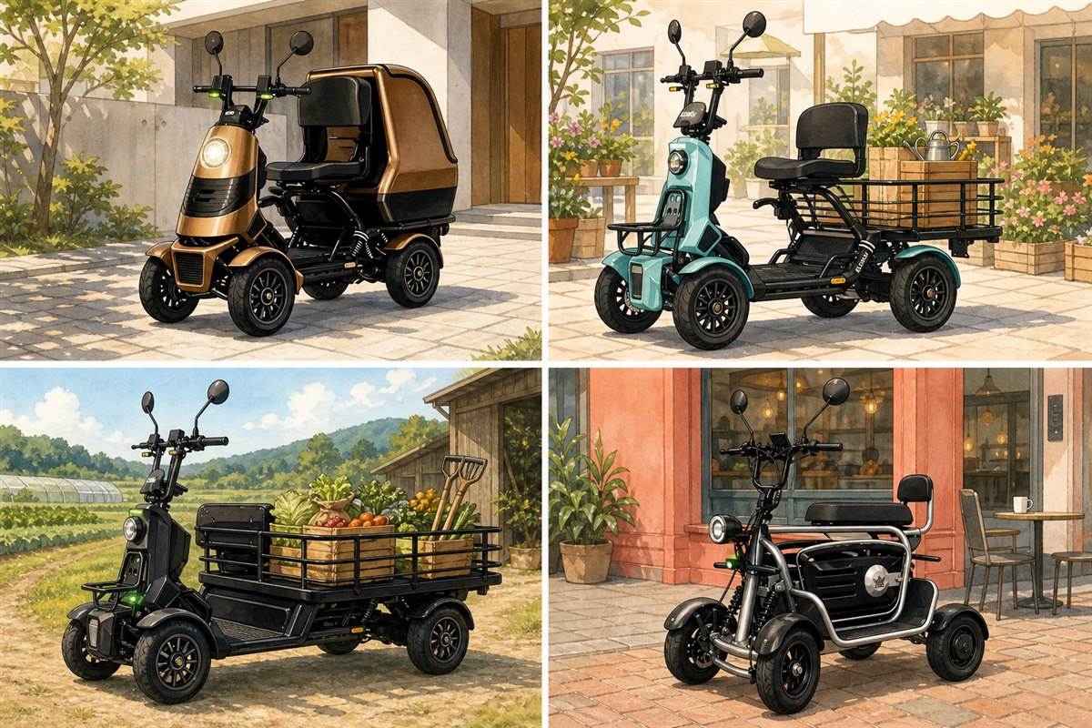用途別に特定小型四輪を比較する記事