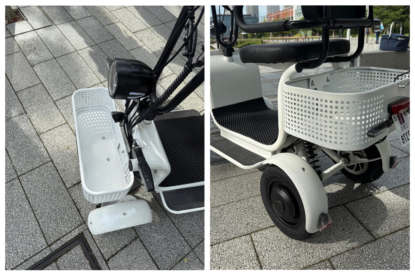 エレポーターの前後カゴ